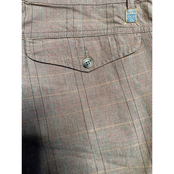 Gilmar Peach Tan Plaide 100% Cotton Lightweight Pants Men's Size XXL - Picture 4 of 6